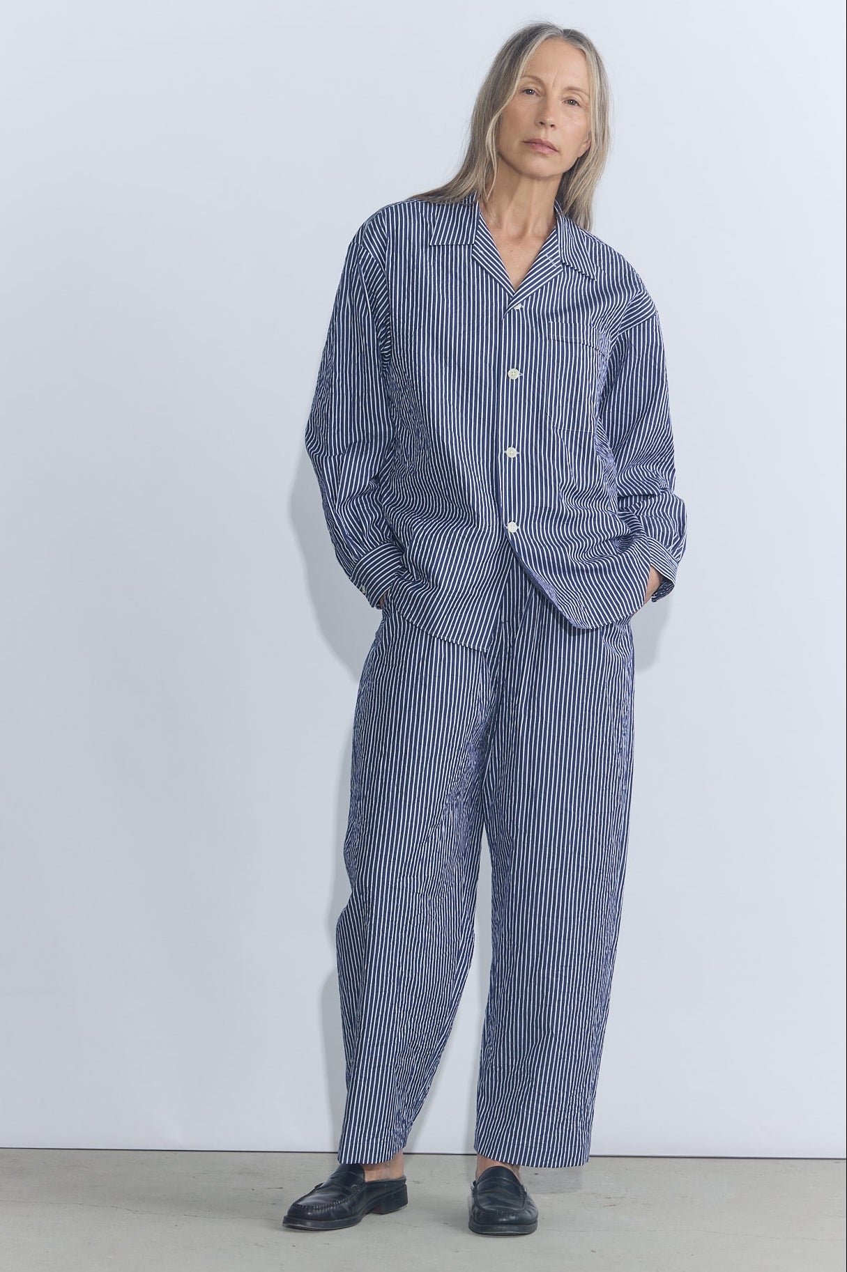 Oscar CC Shirt - Navy Stripe