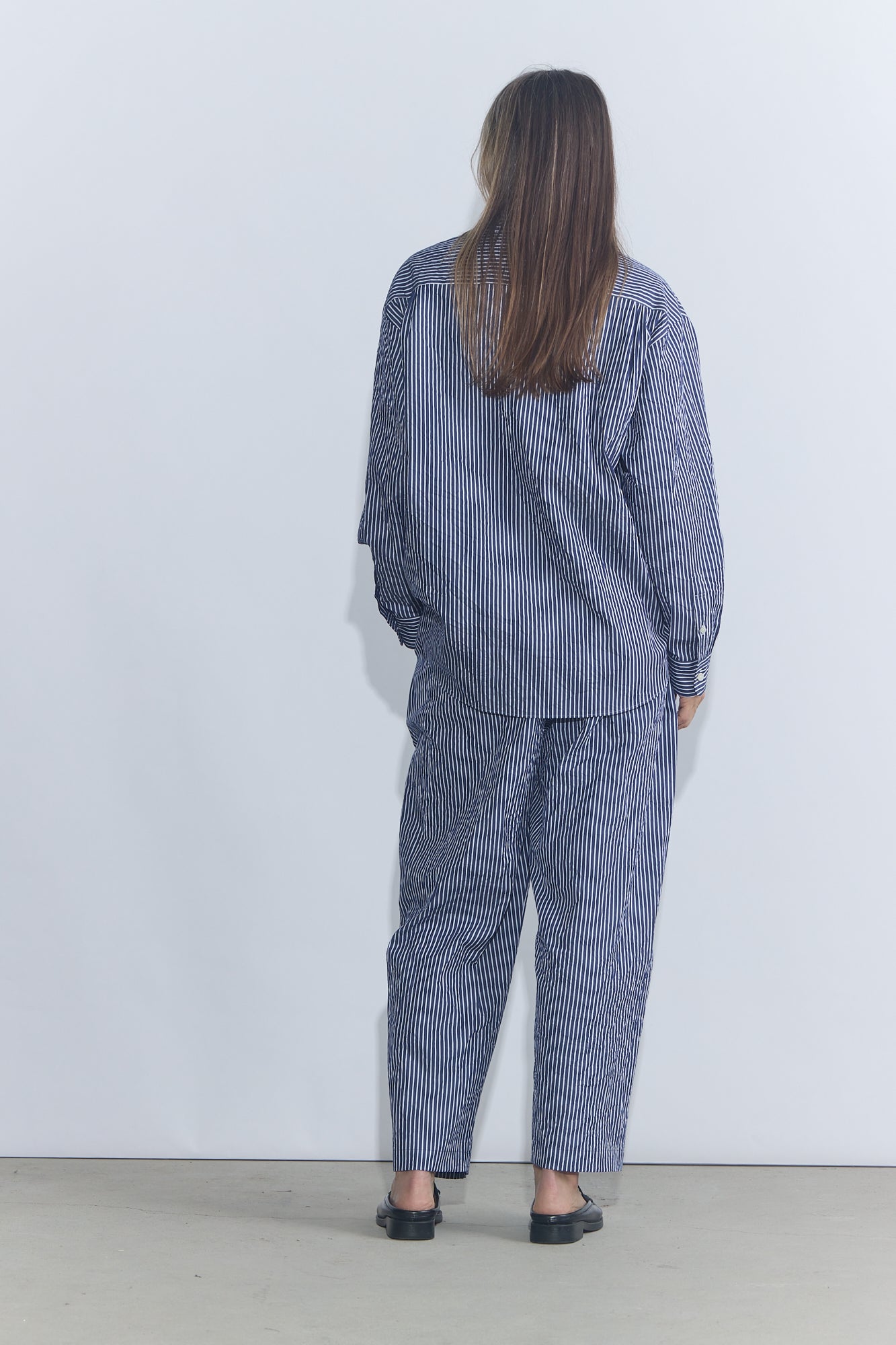 Oscar CC Shirt - Navy Stripe