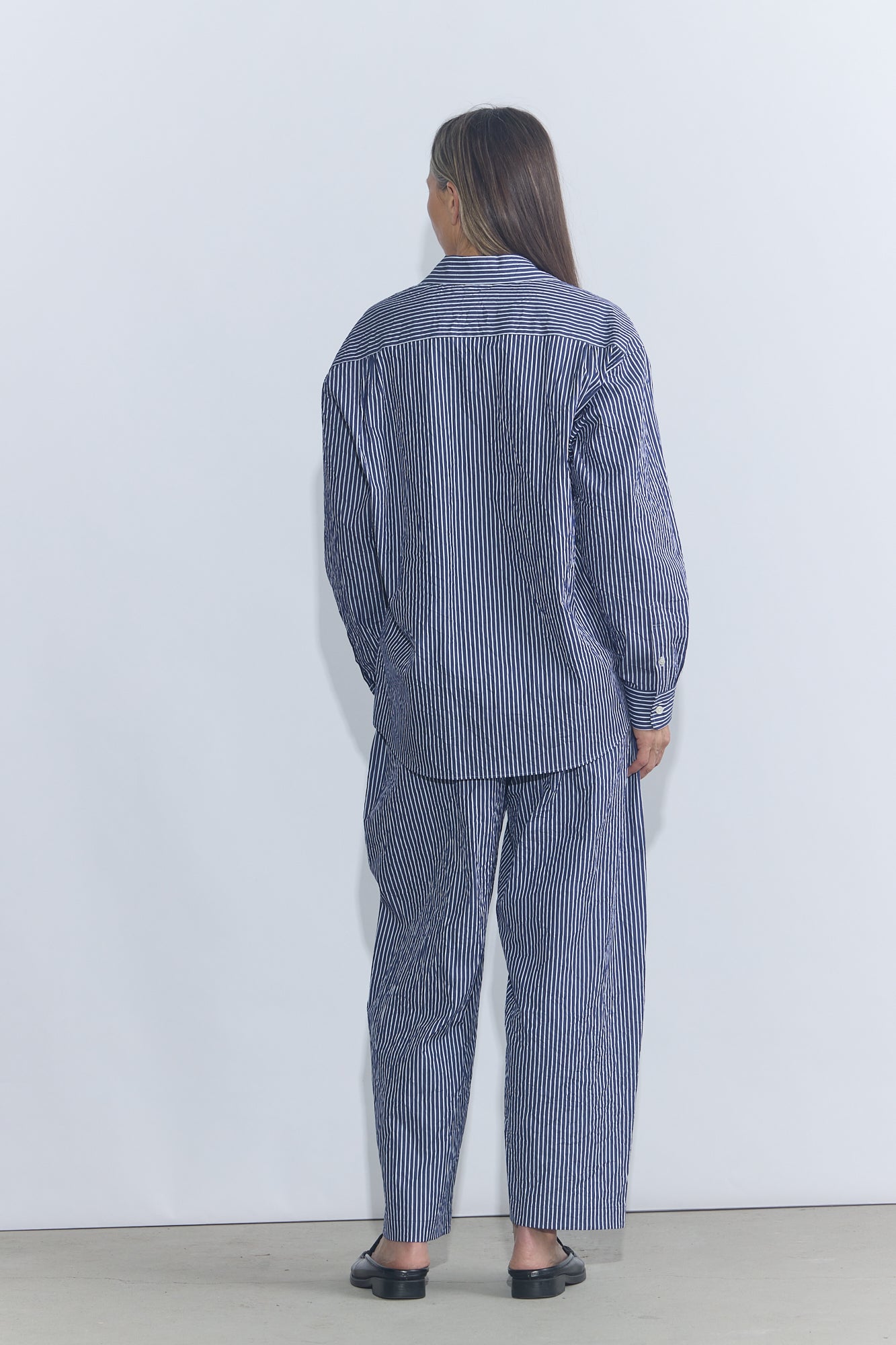 Oscar CC Shirt - Navy Stripe