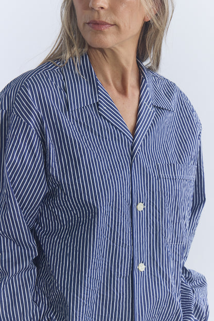 Oscar CC Shirt - Navy Stripe