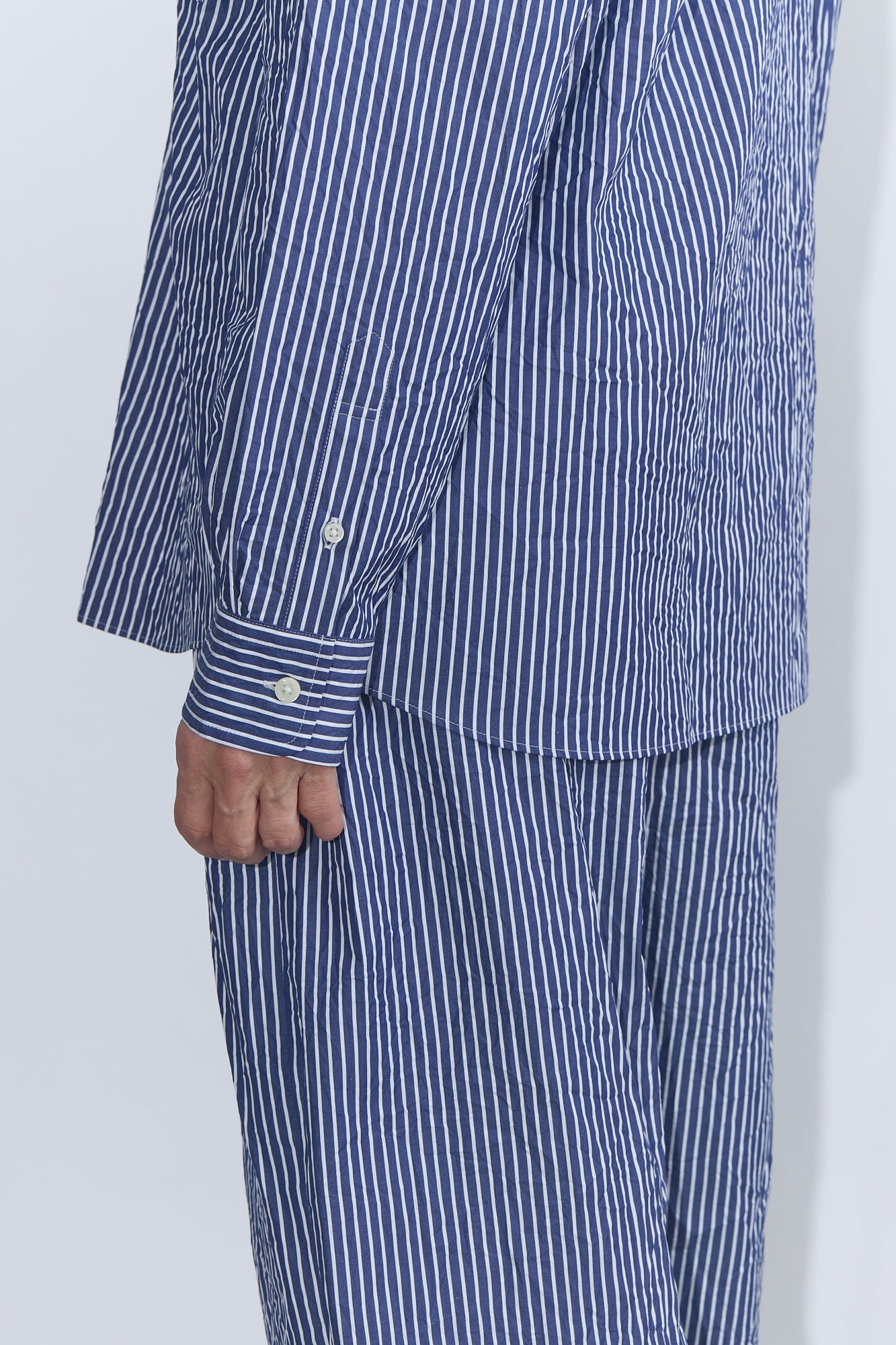Oscar CC Shirt - Navy Stripe
