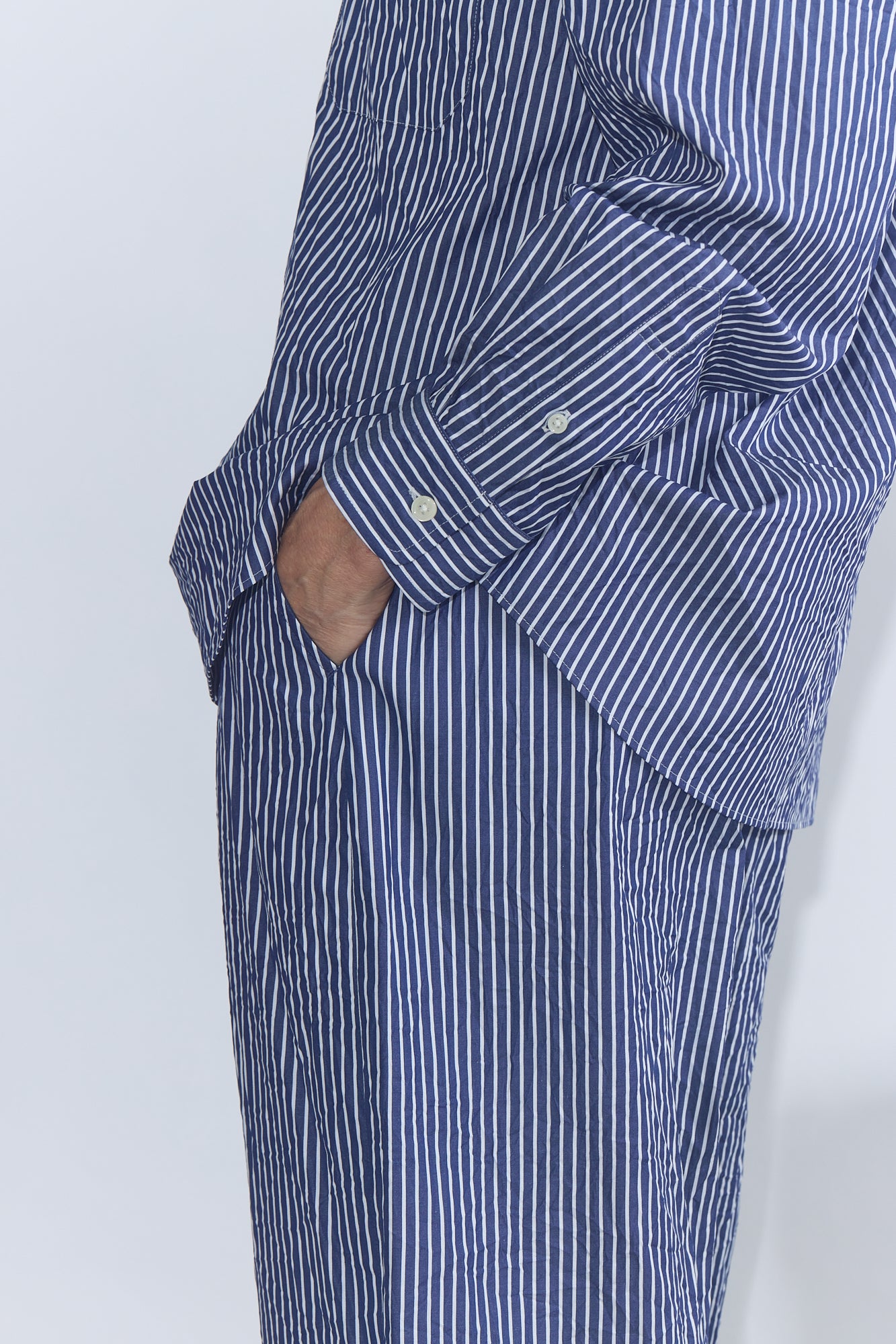 Oscar CC Shirt - Navy Stripe