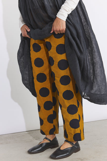 Lazy Pants - Orange Dot