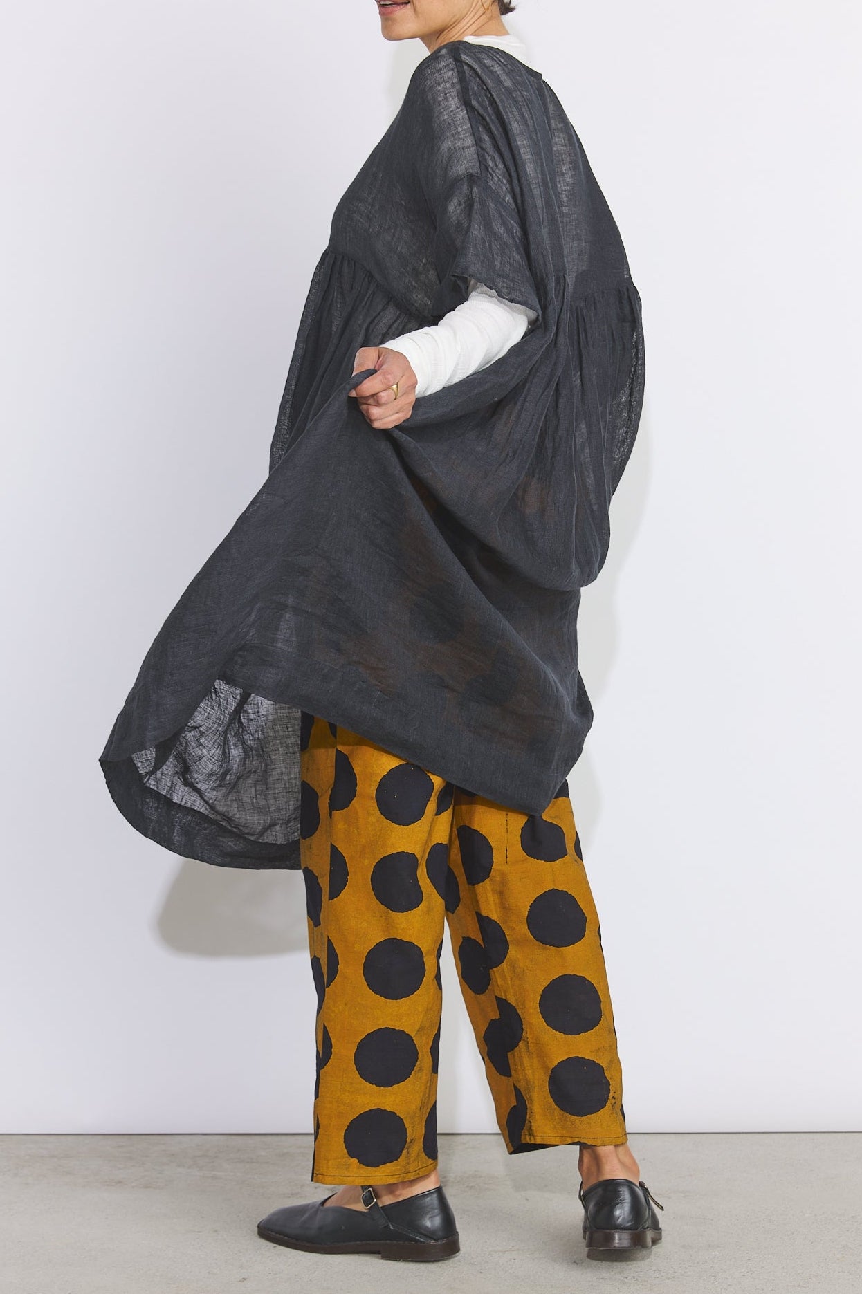 Lazy Pants - Orange Dot