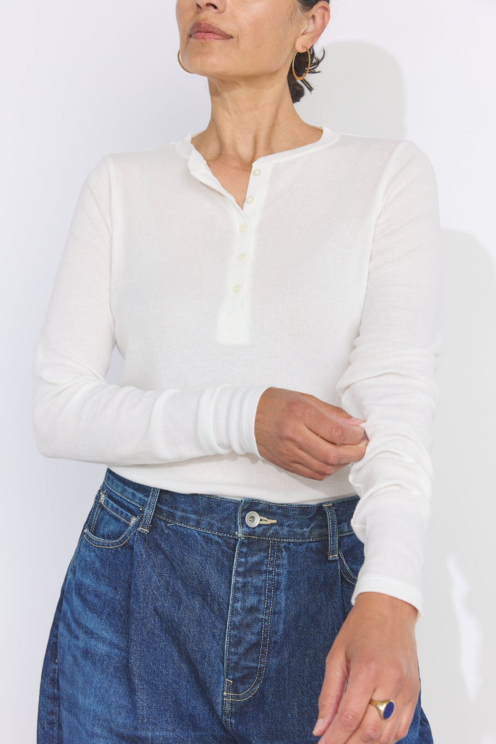 Knit Tee - Off White
