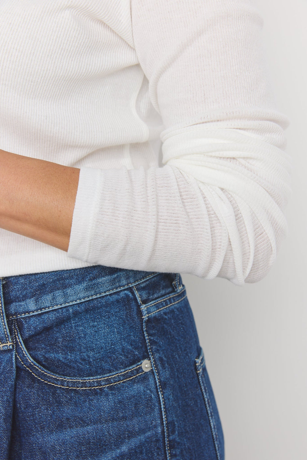 Knit Tee - Off White