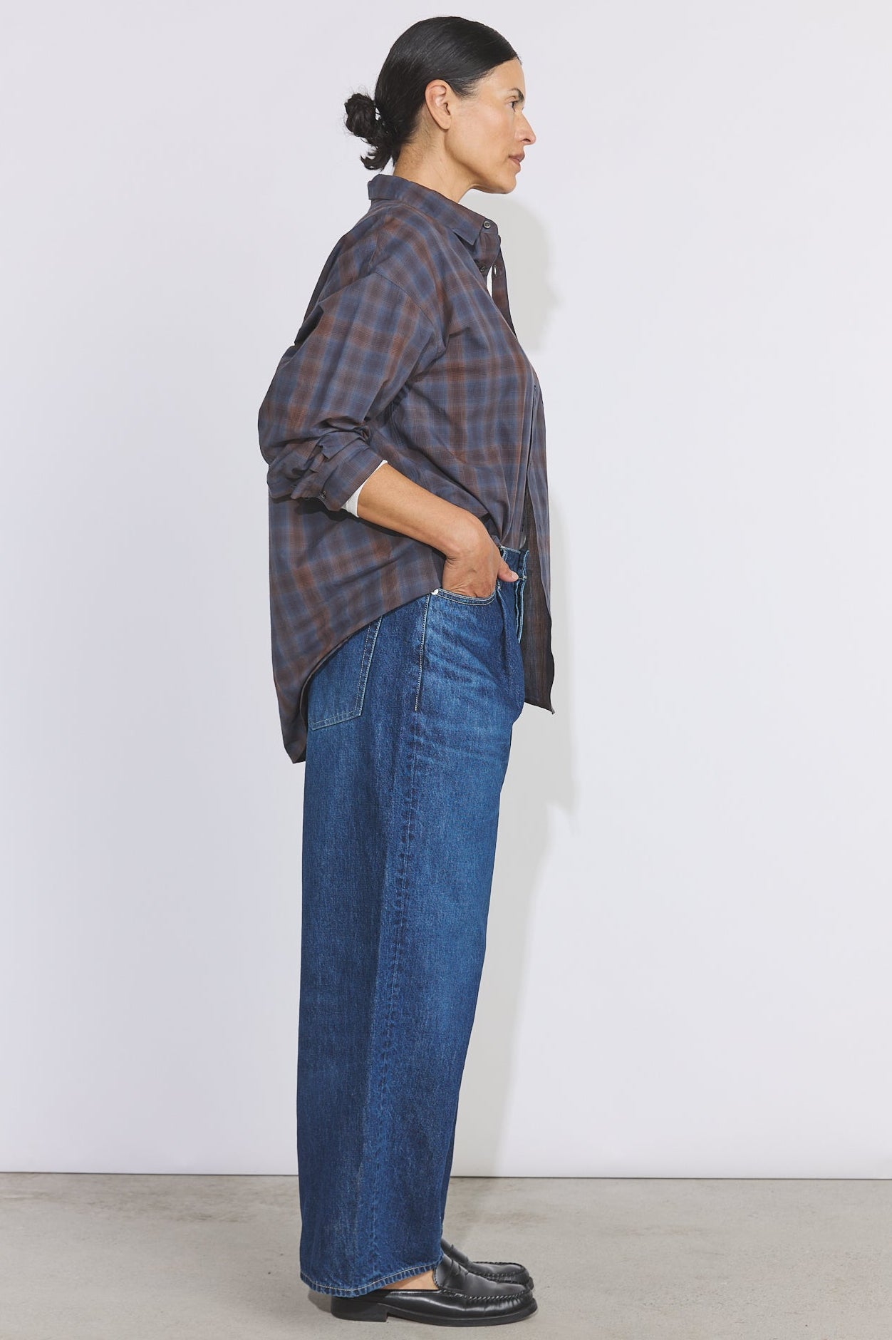 Woven Pants - indigo