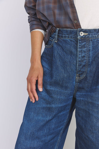 Woven Pants - indigo