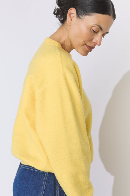 Hina Reversible Sweatshirt - Cornsilk
