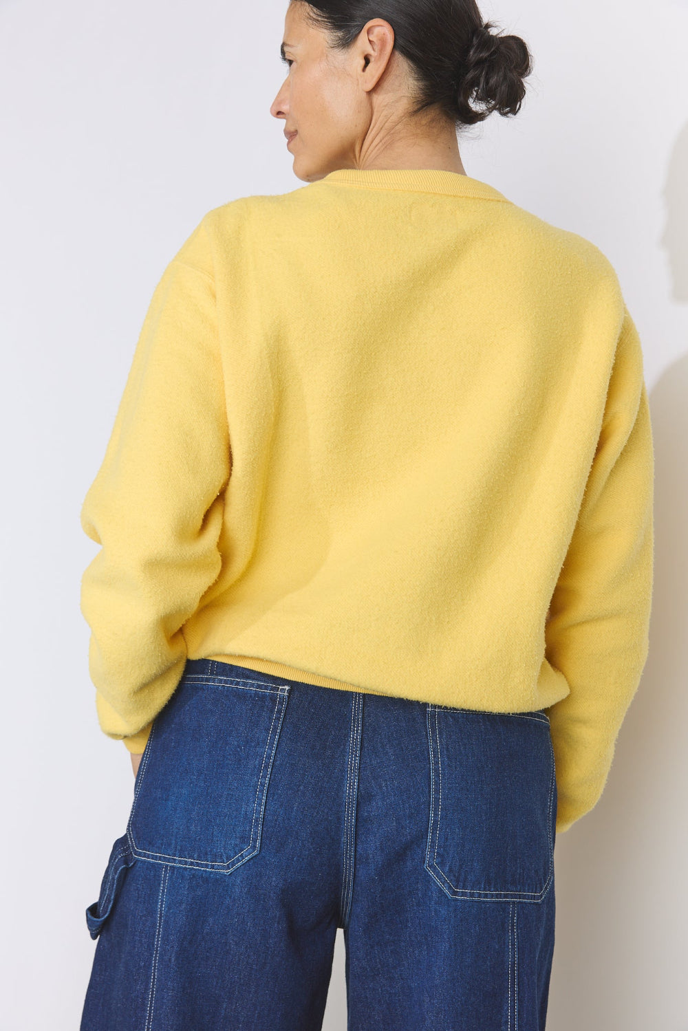 Hina Reversible Sweatshirt - Cornsilk