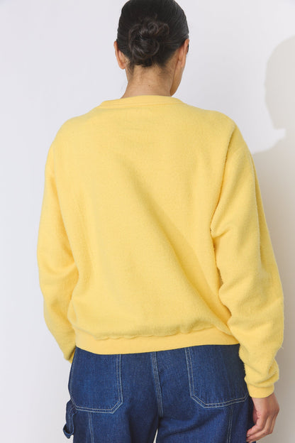 Hina Reversible Sweatshirt - Cornsilk