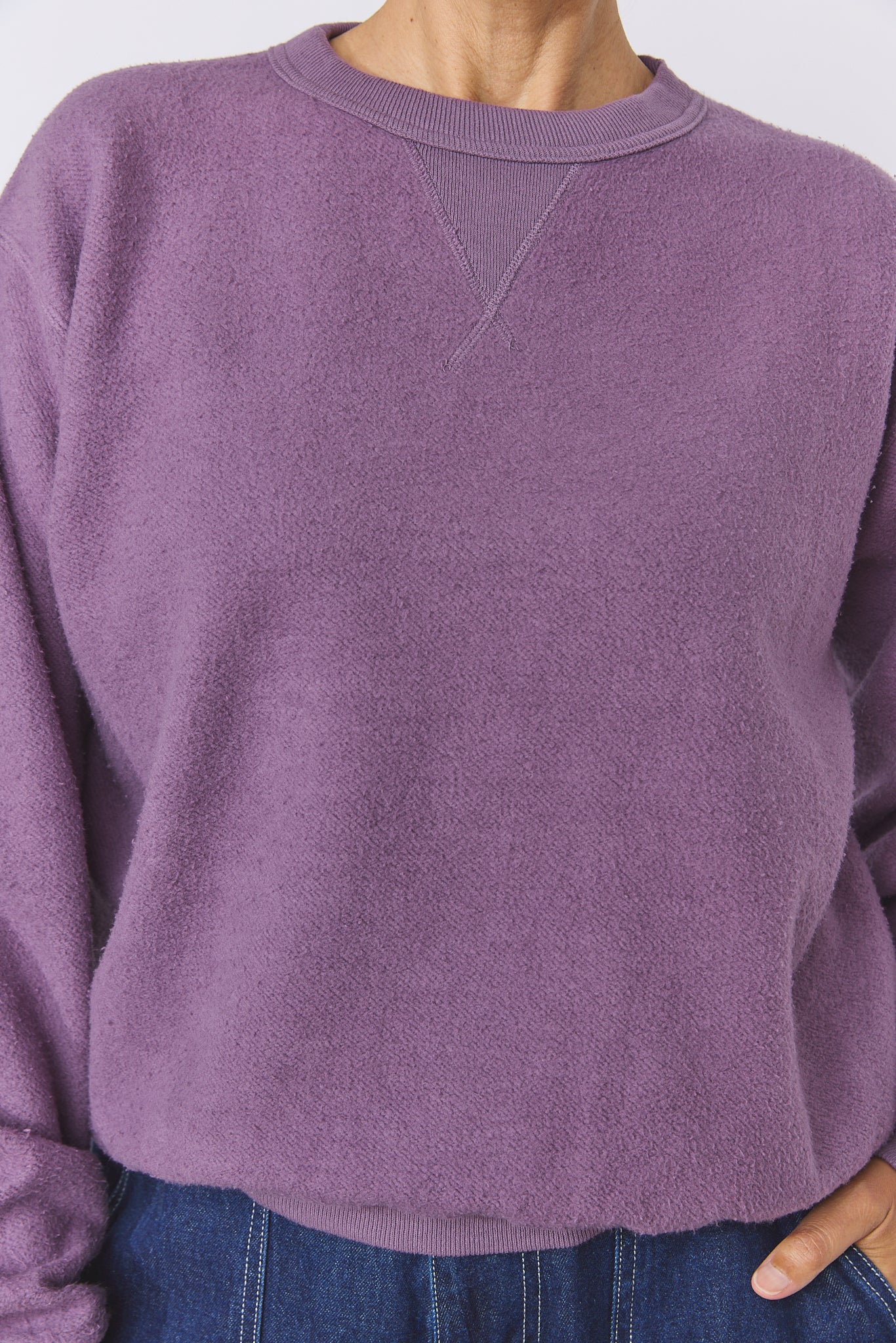 Hina Reversible Sweatshirt - Vintage Violet