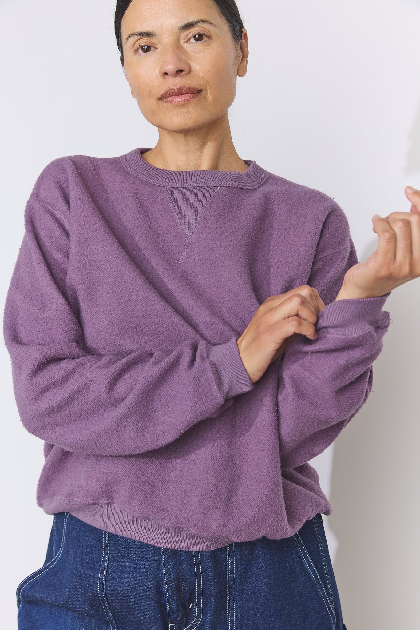 Hina Reversible Sweatshirt - Vintage Violet