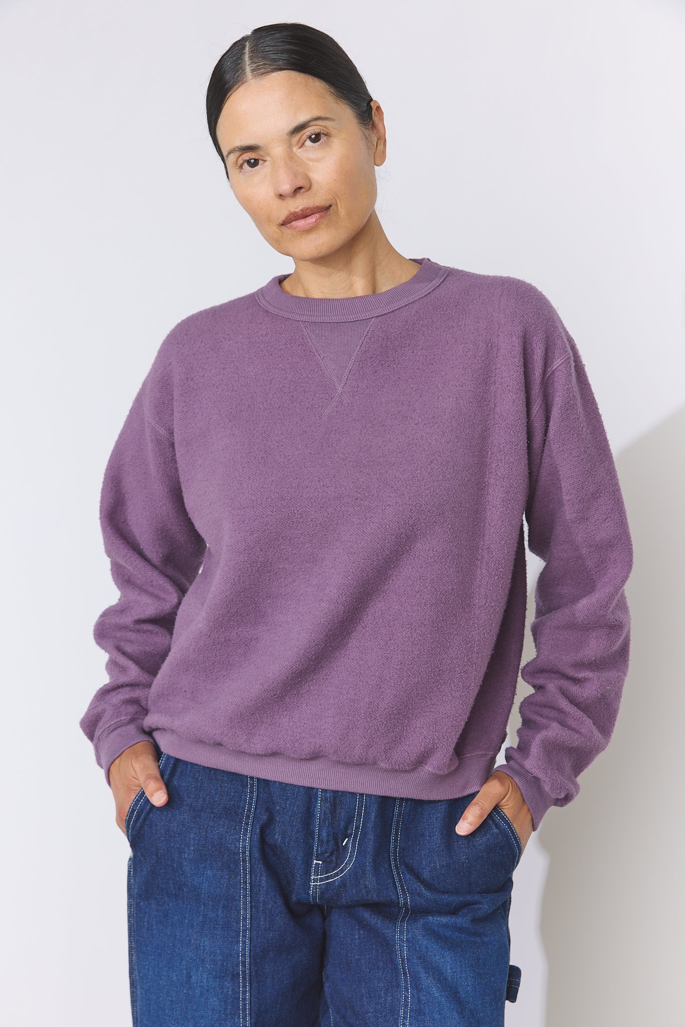 Hina Reversible Sweatshirt - Vintage Violet