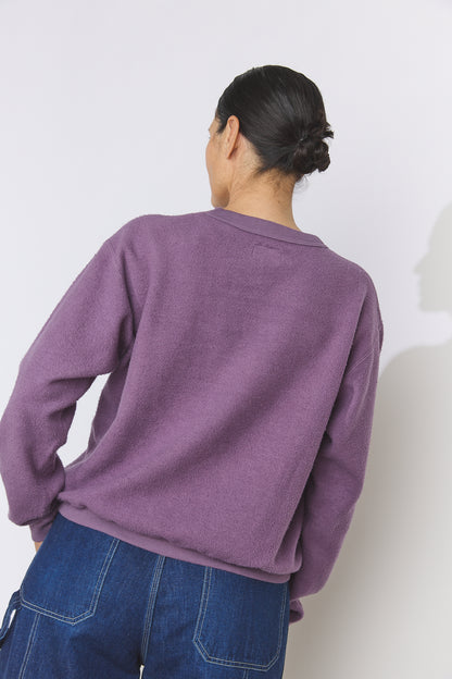 Hina Reversible Sweatshirt - Vintage Violet