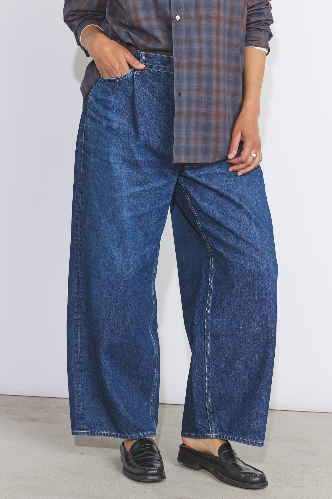 Woven Pants - indigo