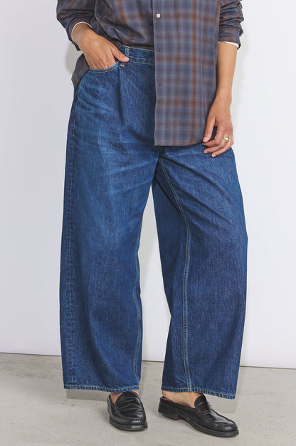 Woven Pants - indigo