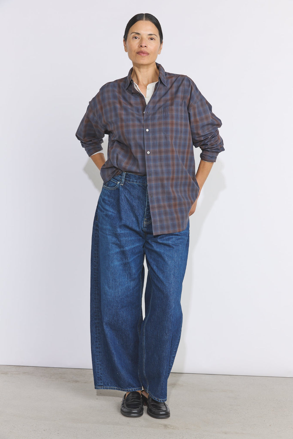 Woven Pants - indigo