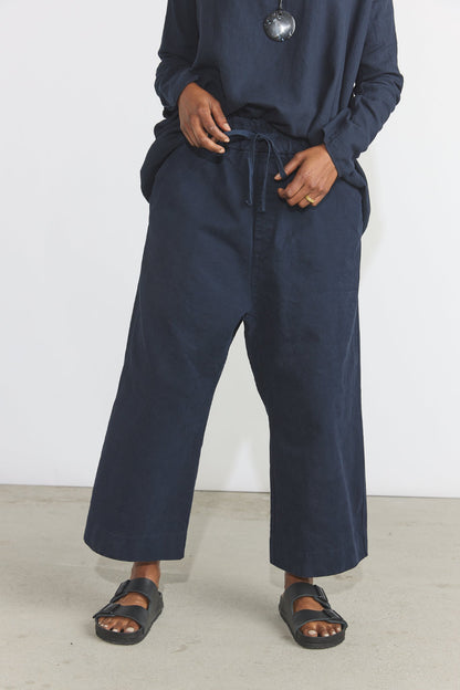 Wide & Short Trousers WWC - Navy