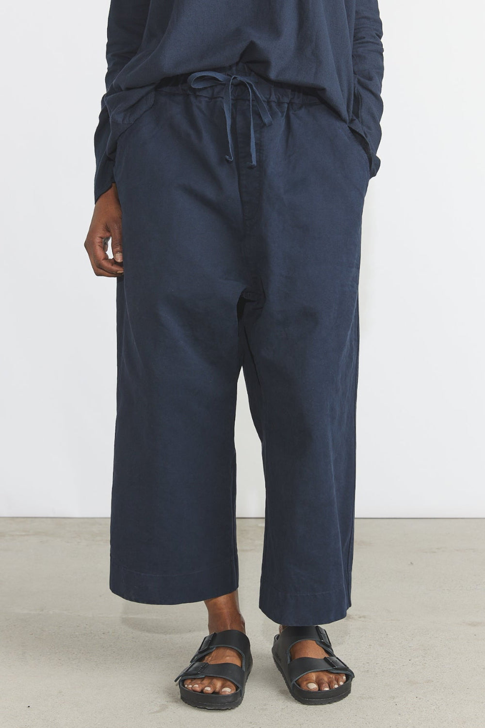 Wide & Short Trousers WWC - Navy