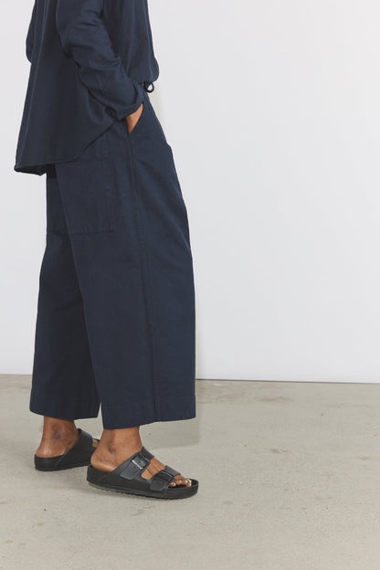 Wide & Short Trousers WWC - Navy