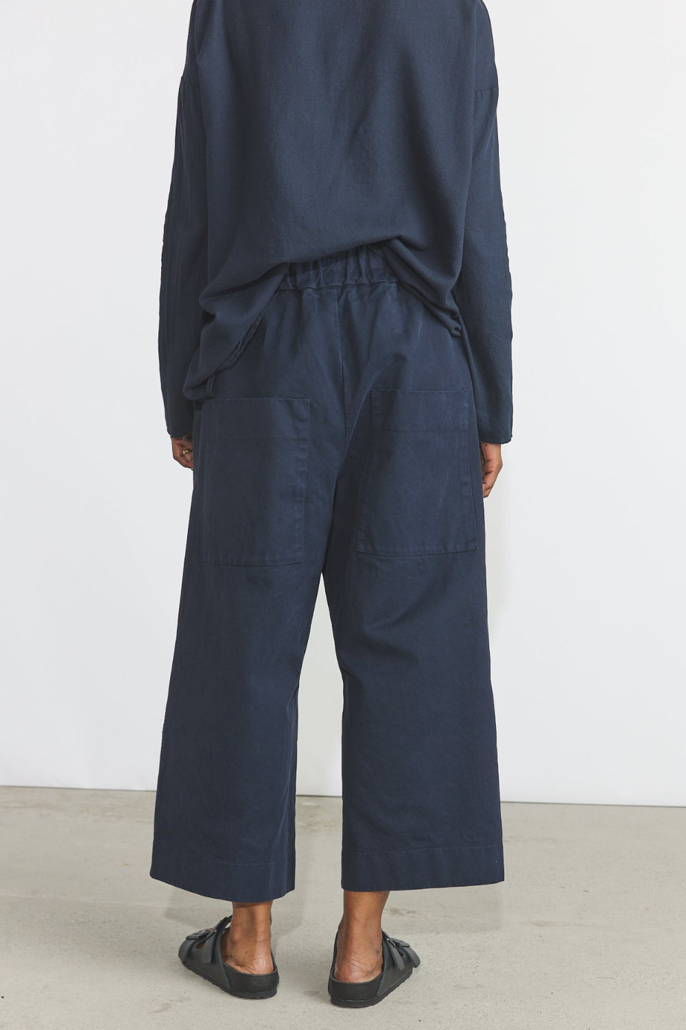 Wide & Short Trousers WWC - Navy