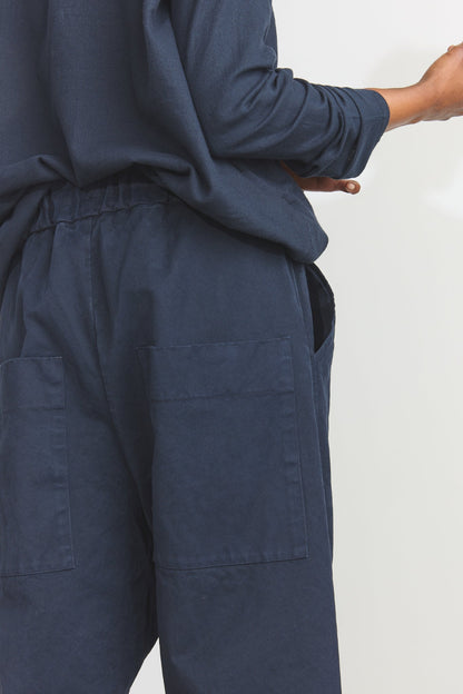 Wide & Short Trousers WWC - Navy