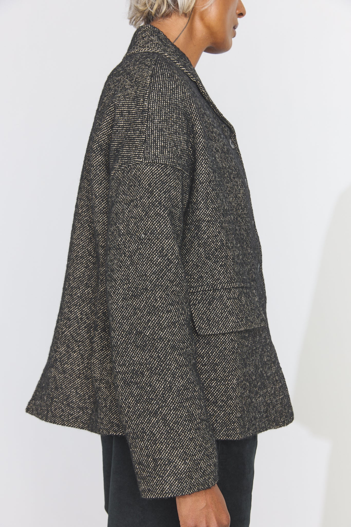 Loose Blazer WN - Black
