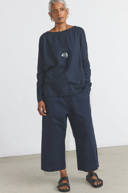 Wide & Short Trousers WWC - Navy