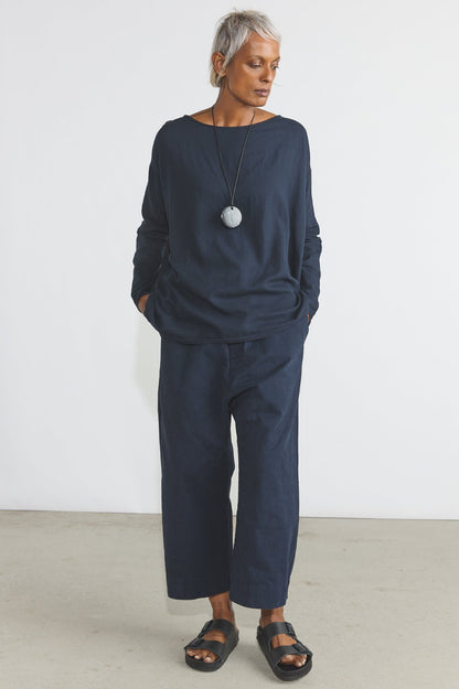 Wide & Short Trousers WWC - Navy