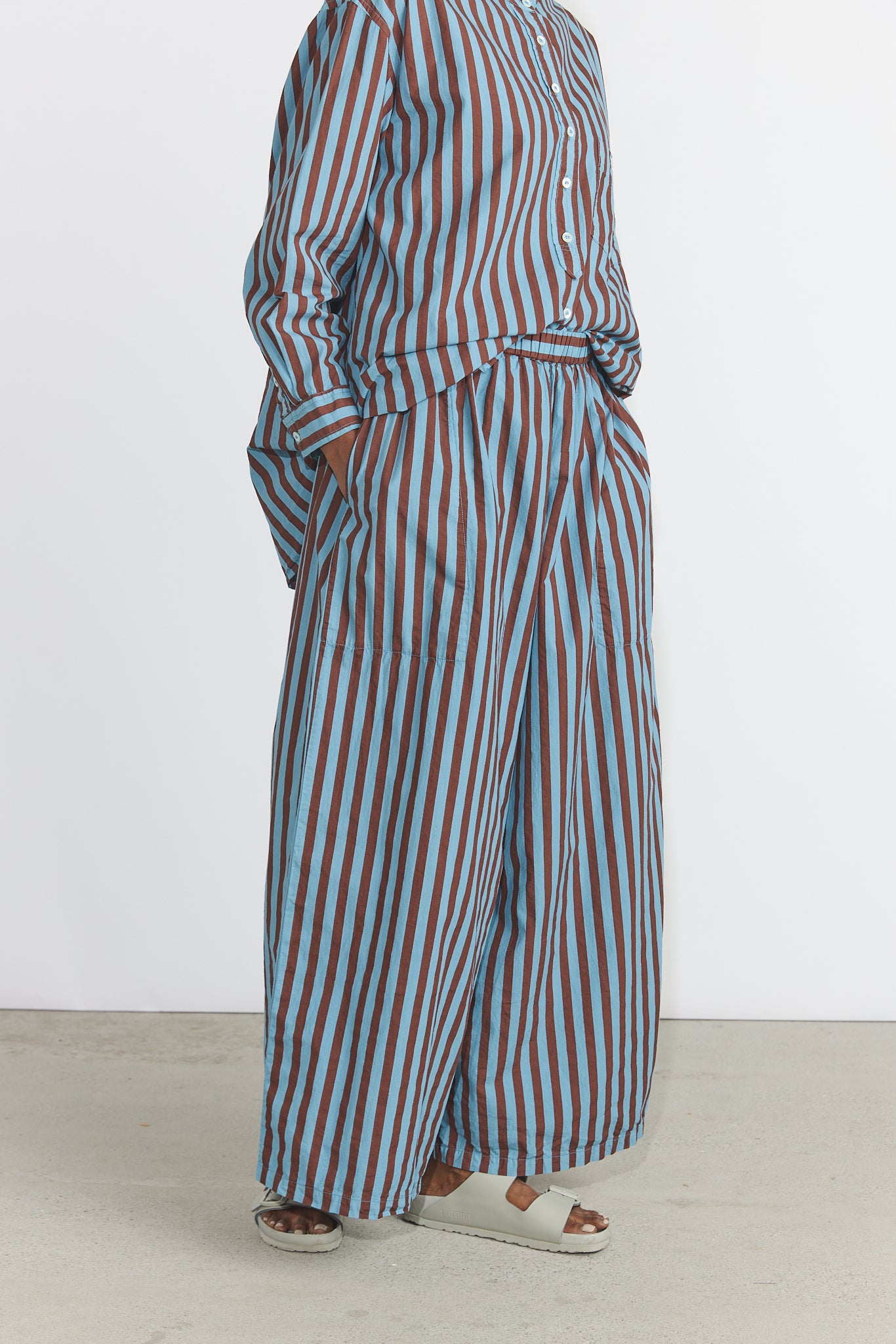 Chisato Pant - Cotton Poplin Stripe