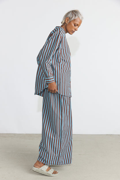 Chisato Pant - Cotton Poplin Stripe