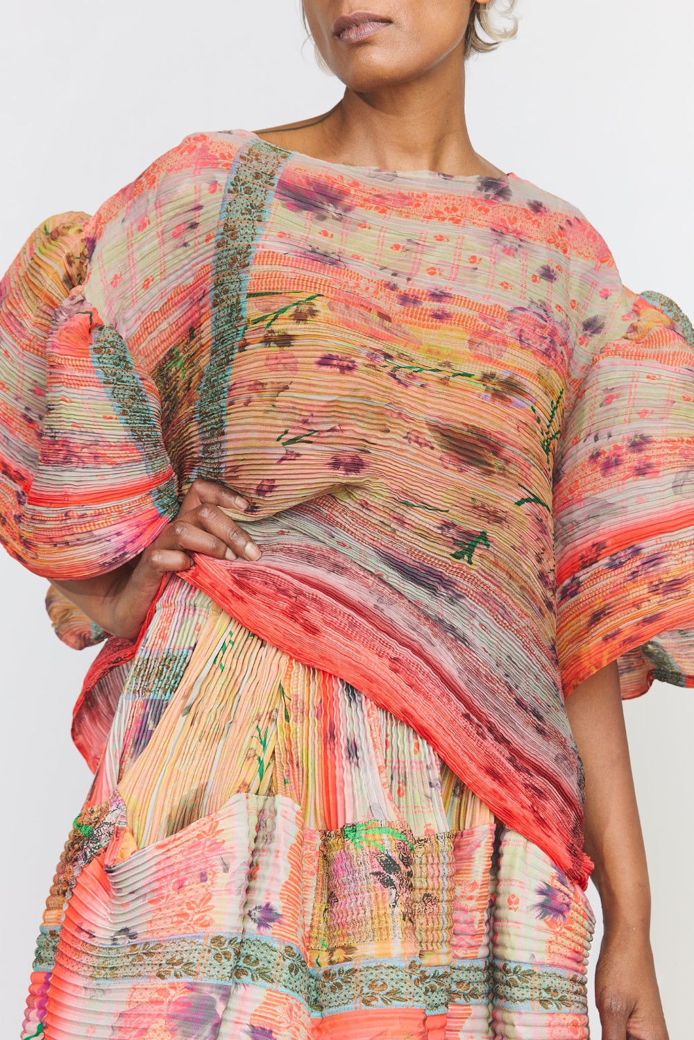 Robin Handpleated Top - Birte