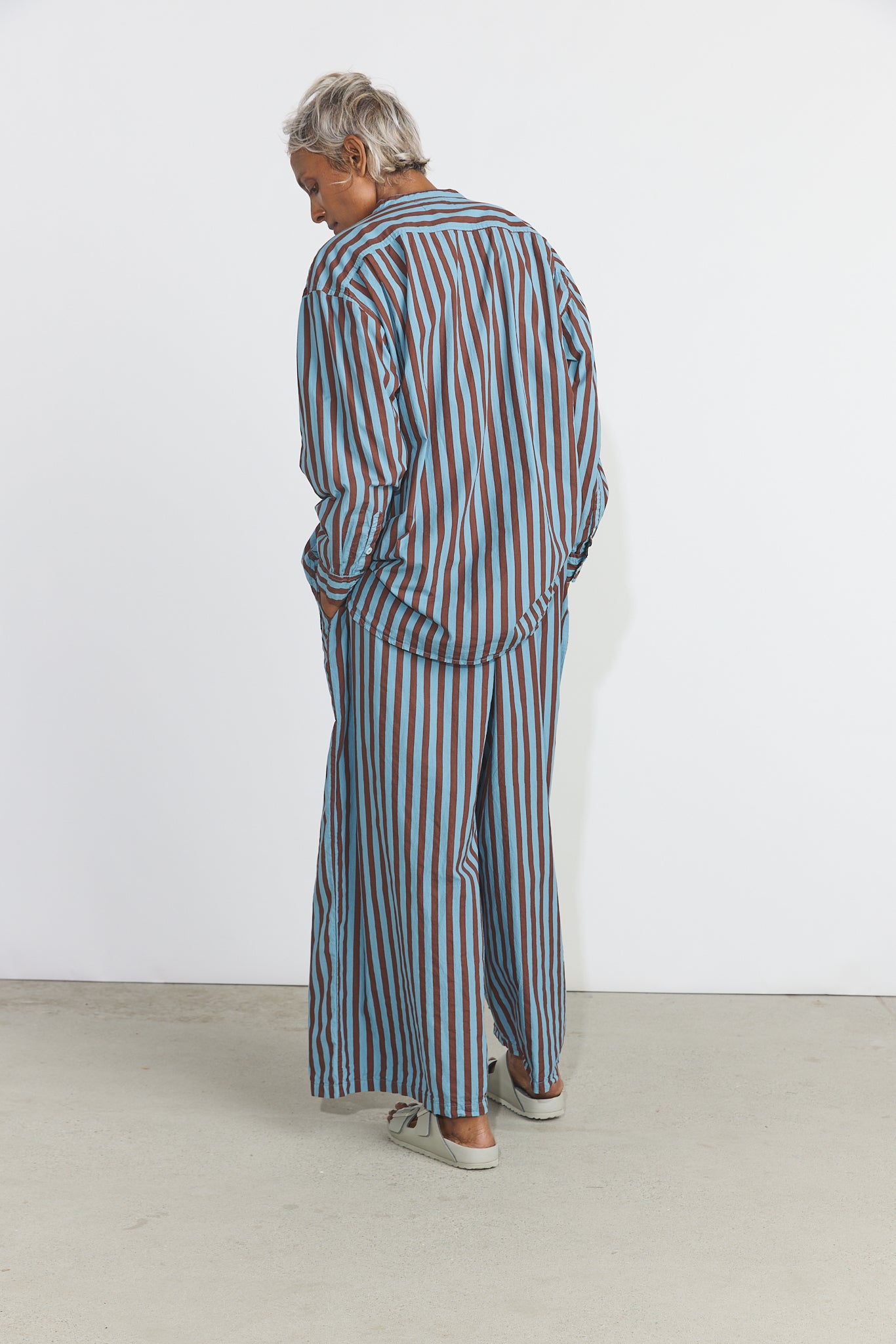 Italy shirt - Cotton Poplin Coco Stripe