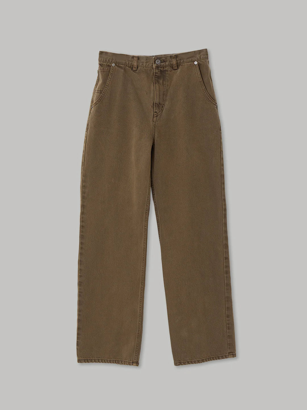 Straight Leg Denim in Brown