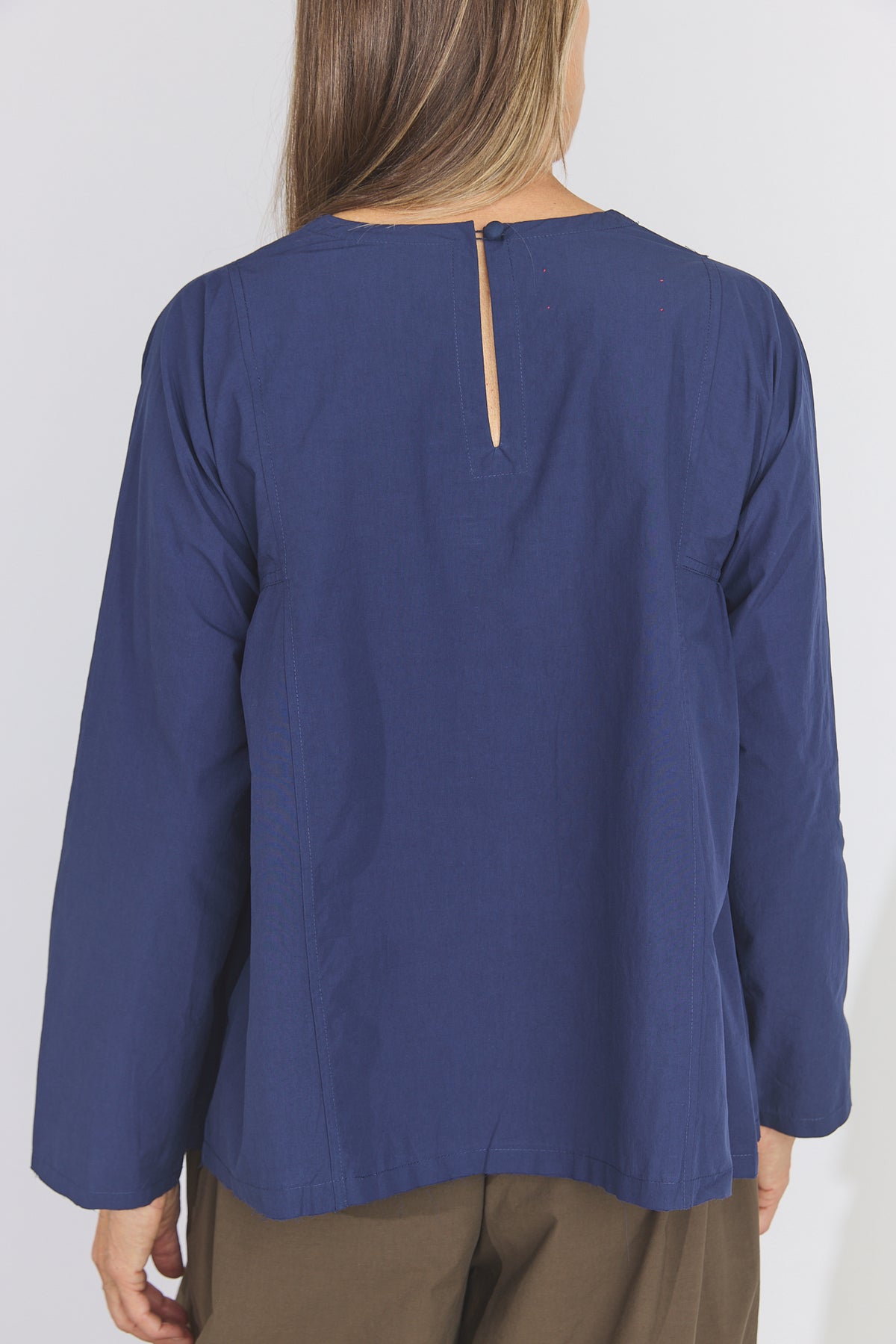 Leona Top - Blue Organic Cotton