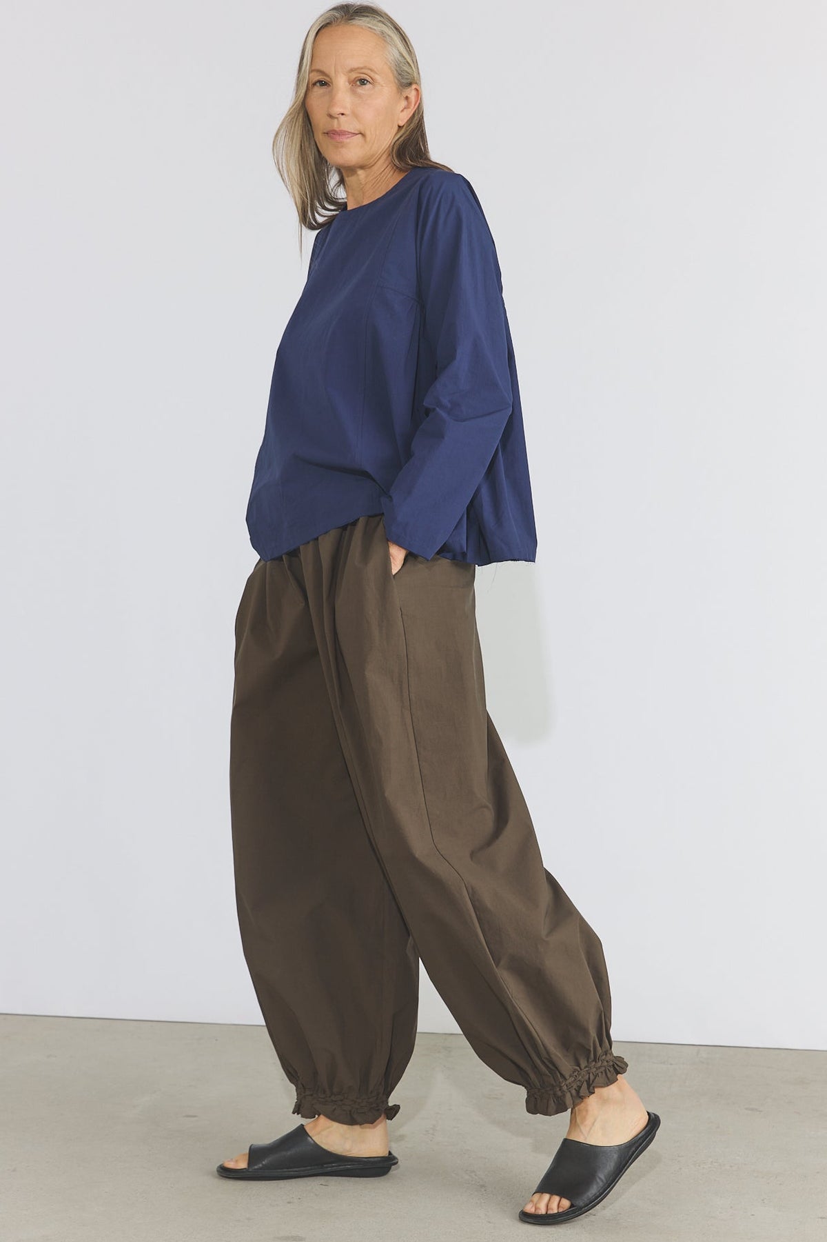 Qira Pants - Brown Organic Cotton