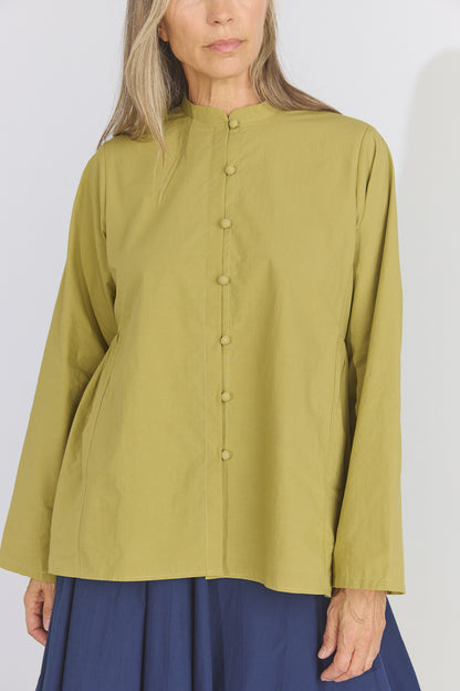 Myra Top - Chartreuse Organic Cotton