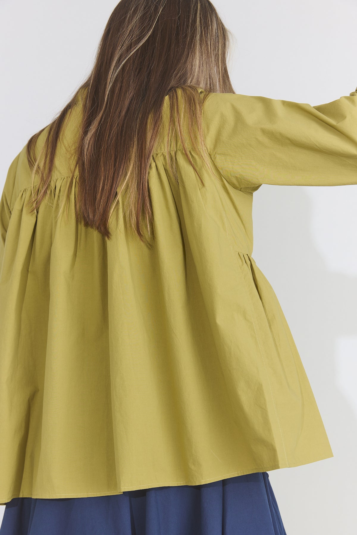 Myra Top - Chartreuse Organic Cotton