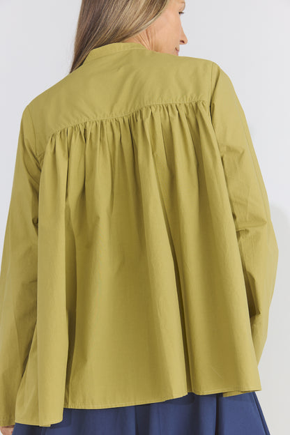 Myra Top - Chartreuse Organic Cotton