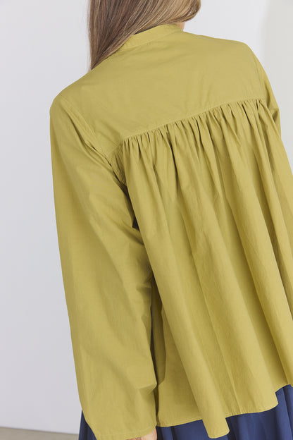 Myra Top - Chartreuse Organic Cotton