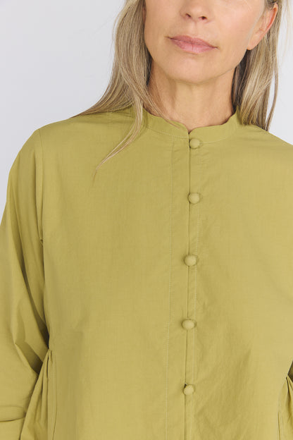 Myra Top - Chartreuse Organic Cotton