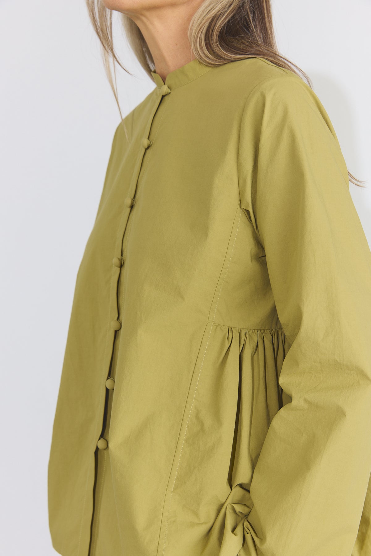 Myra Top - Chartreuse Organic Cotton