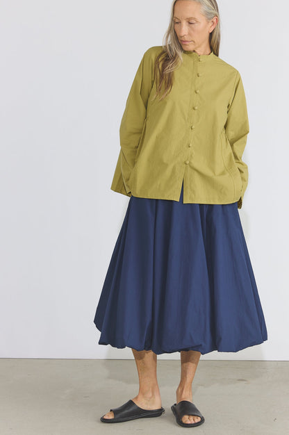 Valen Skirt - Blue Organic Cotton