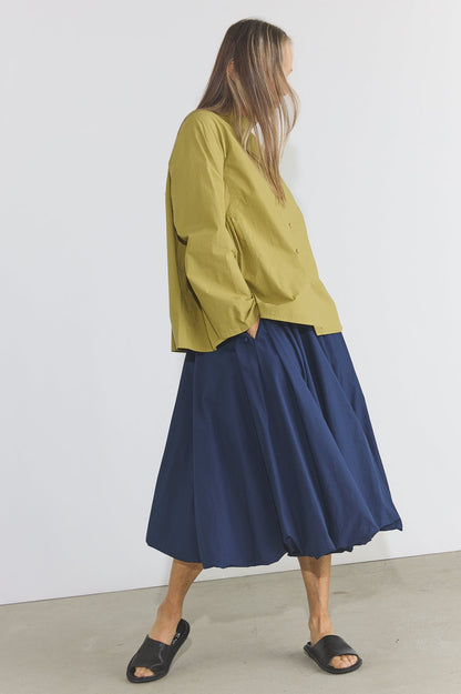 Valen Skirt - Blue Organic Cotton