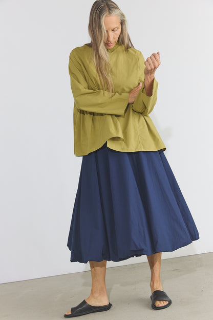 Valen Skirt - Blue Organic Cotton