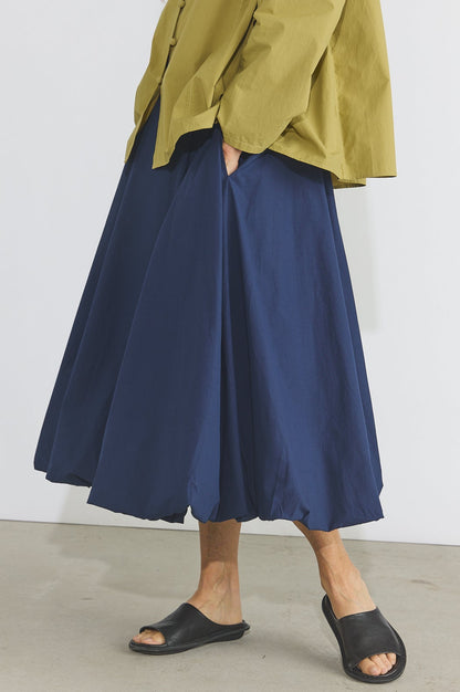 Valen Skirt - Blue Organic Cotton