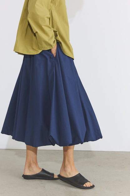 Valen Skirt - Blue Organic Cotton