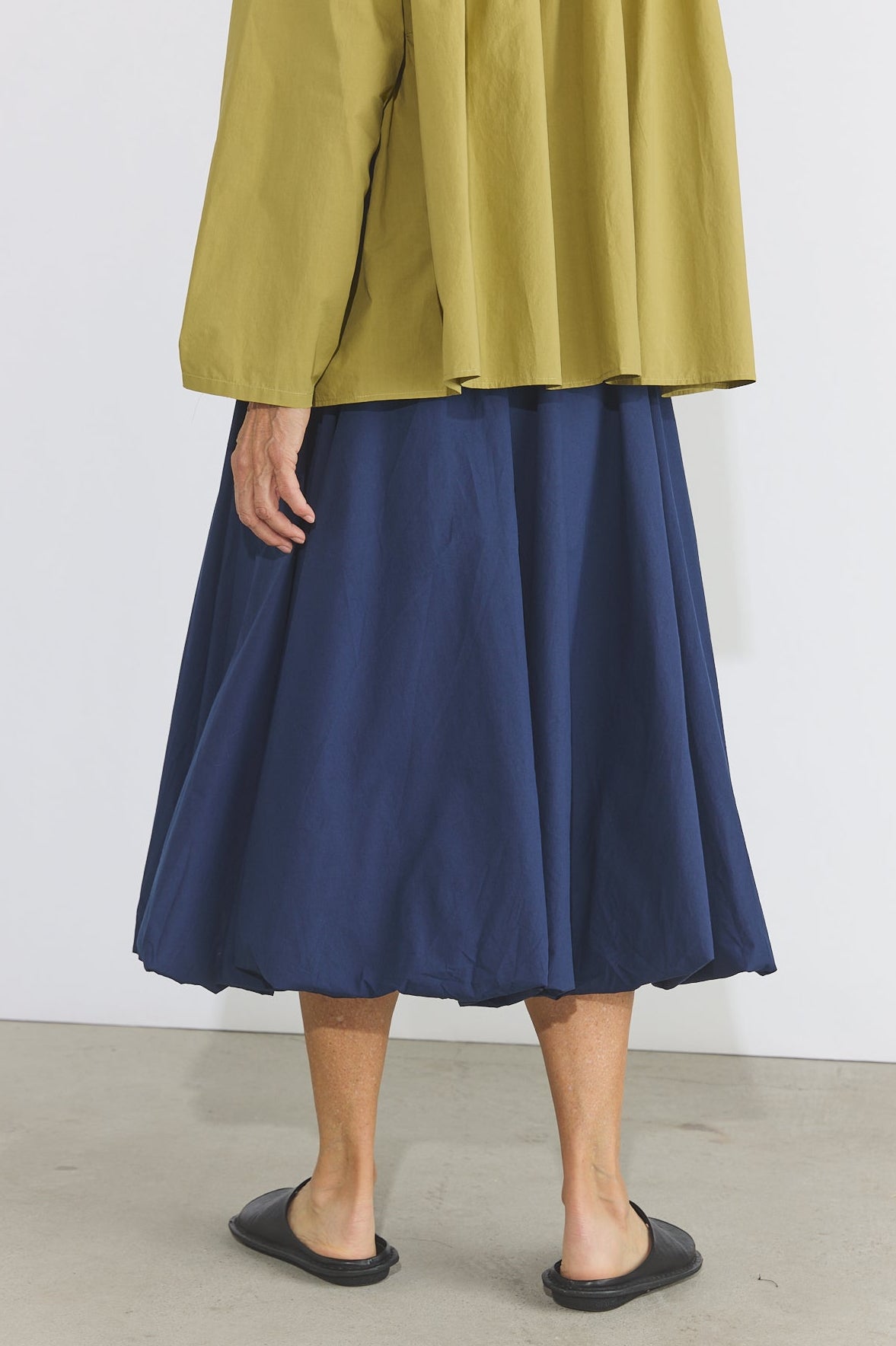 Valen Skirt - Blue Organic Cotton