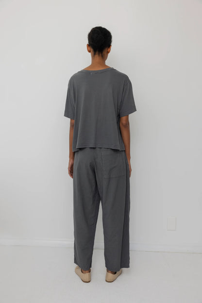 Wide Trouser - Stone